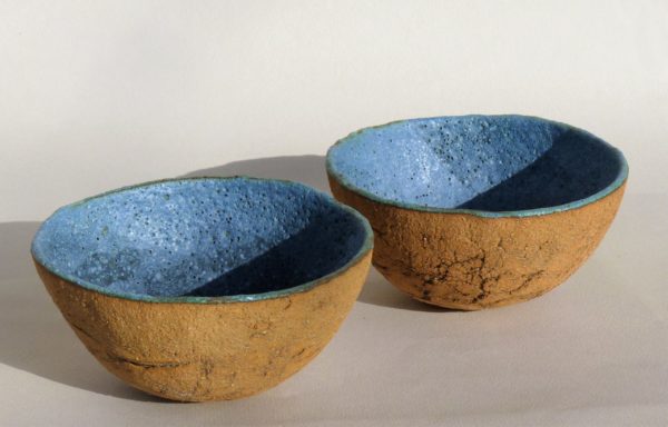 Bol craquelé "lave bleue" – Image 4
