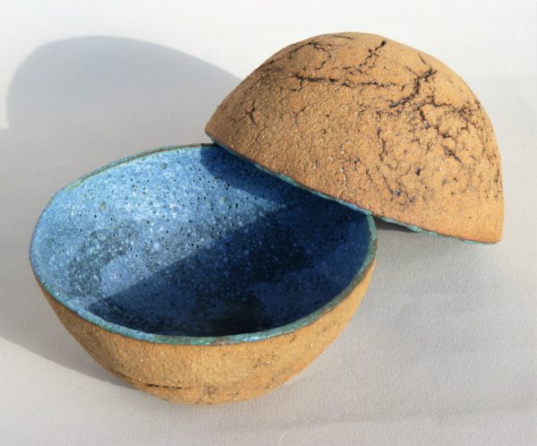Bol craquelé "lave bleue" – Image 3