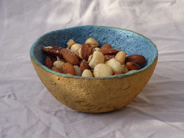 Bol craquelé "lave bleue" – Image 2