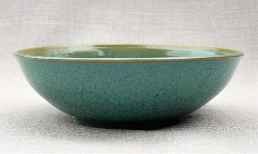 Grès émaillé turquoise, 19 x 6 cm Grès émaillé turquoise, 19 x 6 cm