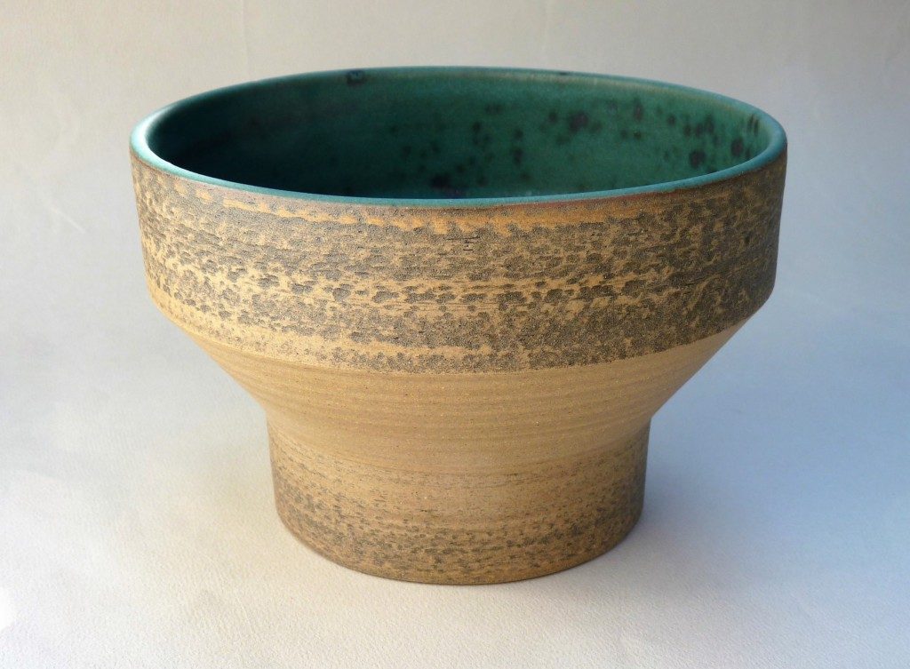 Grès roux émaillé turquoise, 18 x 12 cm Grès roux émaillé turquoise, 18 x 12 cm